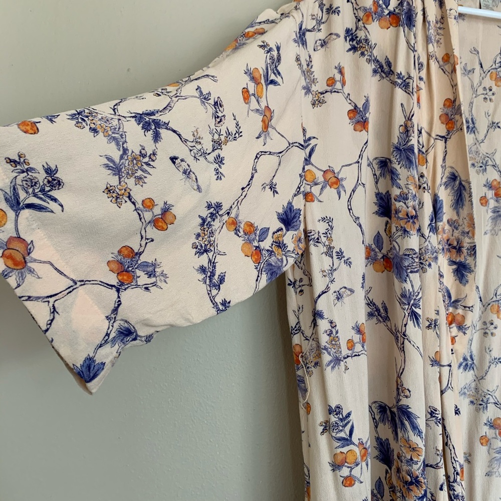 Hinge duster kimono top